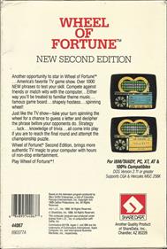 Wheel of Fortune: New Second Edition - Box - Back Image