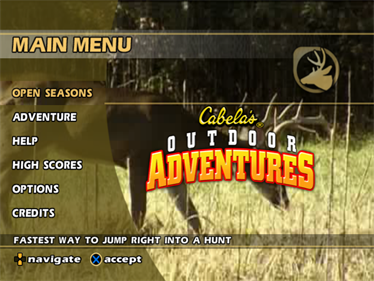 Cabela's Outdoor Adventures 2005 - Screenshot - Game Title Image