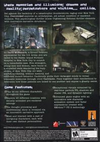 Overclocked: A History of Violence - Box - Back Image