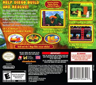 Mega Bloks: Diego's Search and Rescue - Box - Back Image