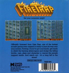 FireTrap - Box - Back Image