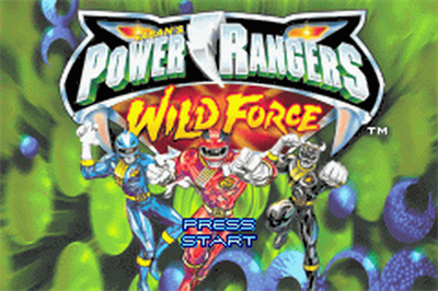 Power Rangers: Wild Force - Screenshot - Game Title Image