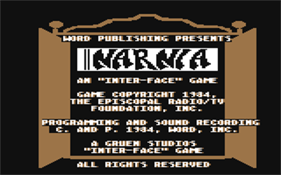Narnia - Screenshot - Game Title Image
