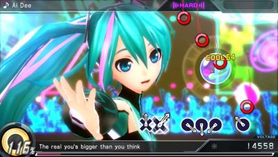 Hatsune Miku: Project DIVA X - Screenshot - Gameplay Image