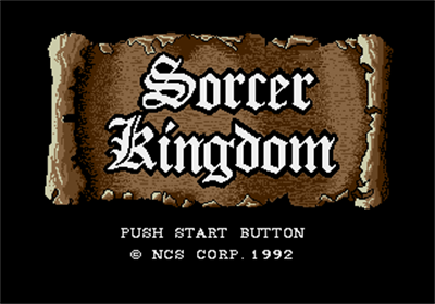 Sorcerer's Kingdom - Screenshot - Game Title Image