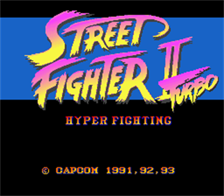 Street Fighter II Turbo - Screenshot - Game Title Image