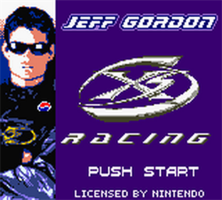 Jeff Gordon XS Racing - Screenshot - Game Title Image