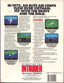 Flight of the Intruder - Box - Back Image