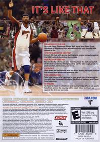 NBA 2K8 - Box - Back Image