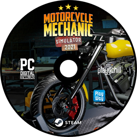 Motorcycle Mechanic Simulator 2021 - Fanart - Disc Image