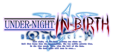 Under Night In-Birth Exe:Late[cl-r] - Clear Logo Image