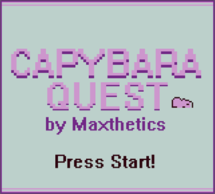 Capybara Quest - Screenshot - Game Title Image