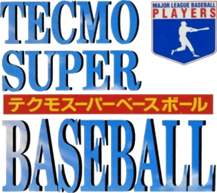 Tecmo Super Baseball - Clear Logo Image