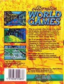 Alternative World Games - Box - Back Image
