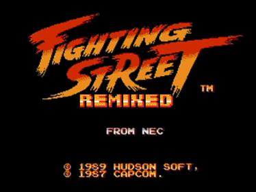 Fighting Street: Remixed - Screenshot - Game Title Image