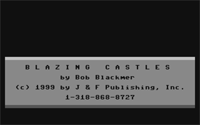 Blazing Castles - Screenshot - Game Title Image