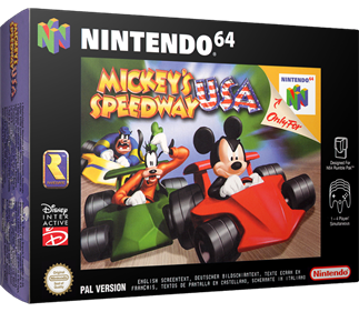 Mickey's Speedway USA - Box - 3D Image