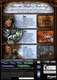 Rise of Nations: Rise of Legends - Box - Back Image