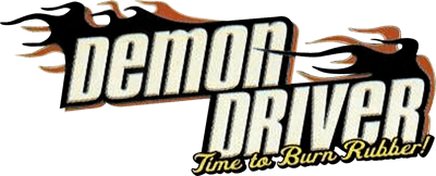Demon Driver: Time to Burn Rubber - Clear Logo Image