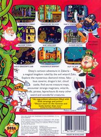 Fantastic Dizzy - Box - Back Image