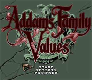 Addams Family Values - Screenshot - Game Title Image