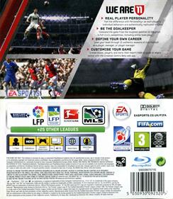 FIFA Soccer 11 - Box - Back Image