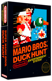 Super Mario Bros. / Duck Hunt - Box - 3D Image