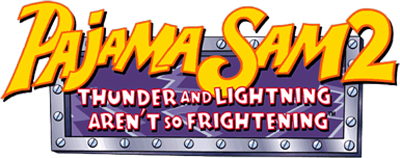 Pajama Sam 2: Thunder and Lightning Aren't so Frightening - Clear Logo Image