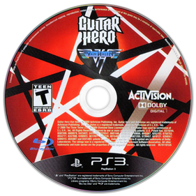 Guitar Hero: Van Halen - Disc Image