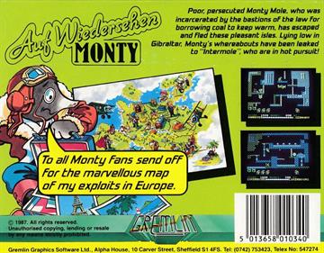 Auf Wiedersehen Monty - Box - Back Image