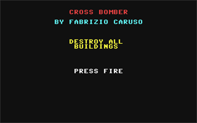 Cross Bomber - Screenshot - Game Title Image