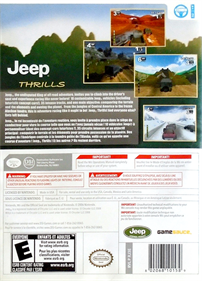 Jeep Thrills - Box - Back Image