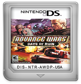 Advance Wars: Days of Ruin - Fanart - Cart - Front
