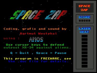 Space Zap - Screenshot - Game Title Image