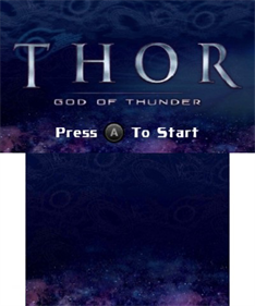 Thor: God of Thunder - Screenshot - Game Title Image