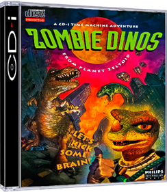 Zombie Dinos From Planet Zeltoid - Box - 3D Image