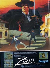 Zorro - Advertisement Flyer - Front Image