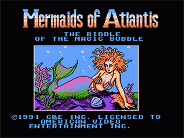 Mermaids of Atlantis: The Riddle of the Magic Bubble - Screenshot - Game Title Image