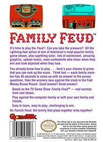 Family Feud - Box - Back Image