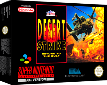 Desert Strike: Return to the Gulf - Box - 3D Image