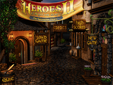 Heroes of Might and Magic II: The Succession Wars - Screenshot - Game Title Image