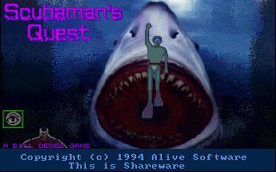 Scubaman's Quest - Screenshot - Game Title Image