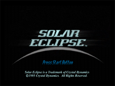 Solar Eclipse - Screenshot - Game Title Image