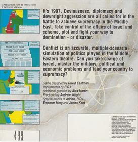 Conflict: The Middle East Simulation - Box - Back Image