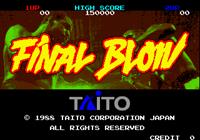 Final Blow - Screenshot - Game Title