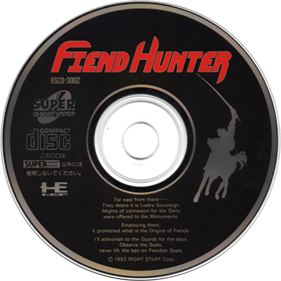 Fiend Hunter - Disc Image