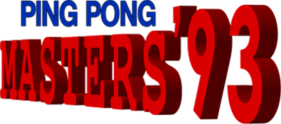 Ping Pong Masters '93 - Clear Logo Image