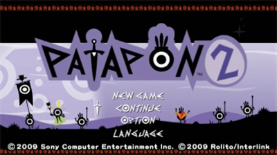 Patapon 2 - Screenshot - Game Title Image