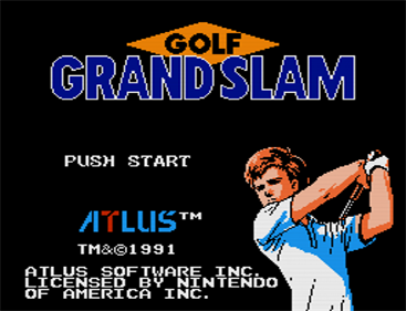 Golf Grand Slam - Screenshot - Game Title Image