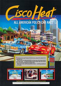 Cisco Heat: All American Police Car Race - Advertisement Flyer - Front Image